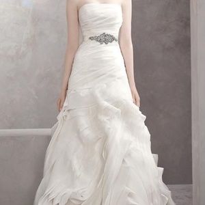 Bias-cut Trumpet Style Wedding Dress